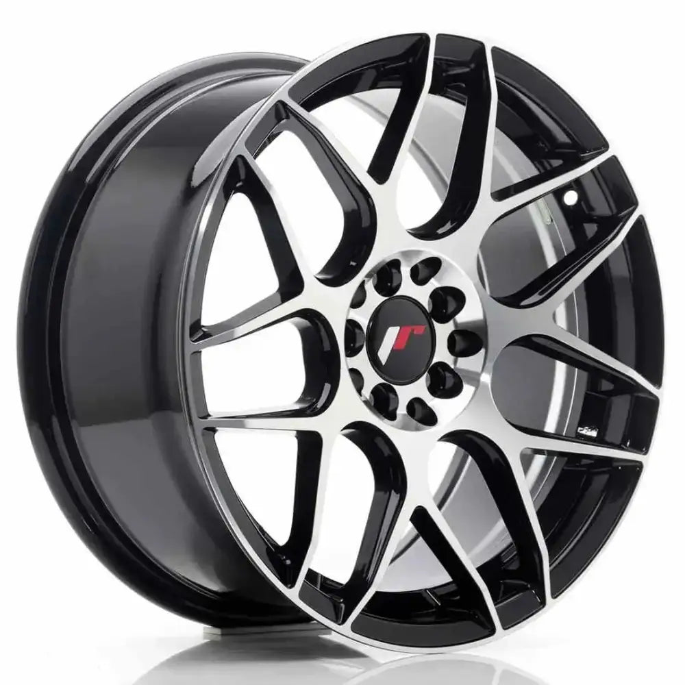 Felg Japan Racing Jr18 17x8 Et35 5x100/114 Glossblkmach