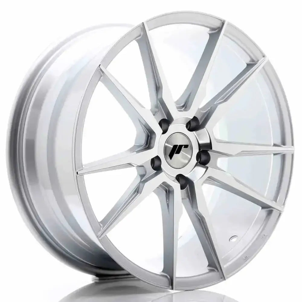 Felg Japan Racing Jr21 19x8,5 Et40 5x108 Silver Machined Face
