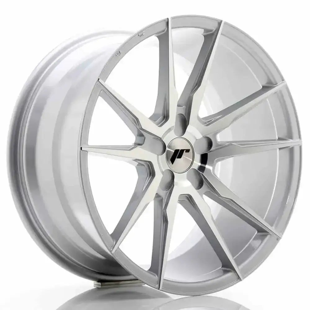 Felg Japan Racing Jr21 19x9,5 Et20-40 5h Blank Sølv m