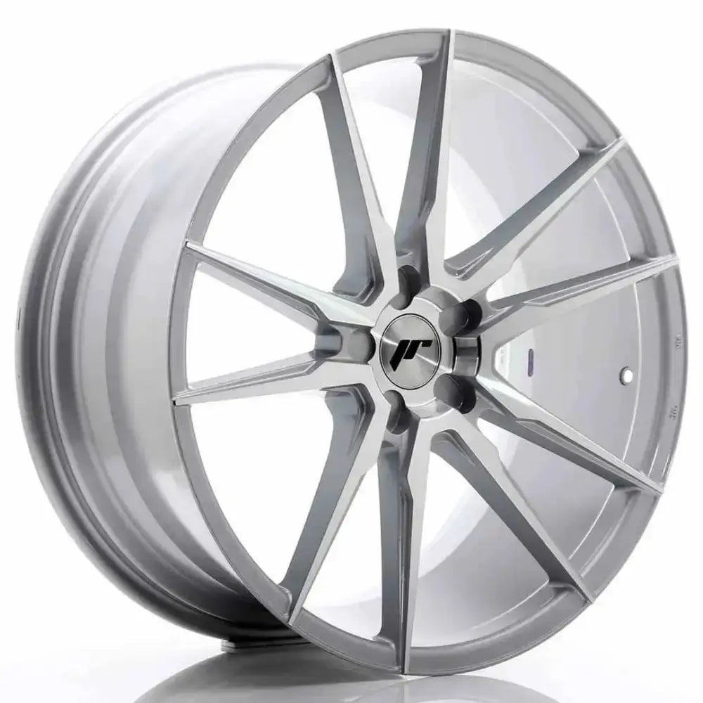 Felg Japan Racing Jr21 21x10 Et15-45 5h Blank Sølv m