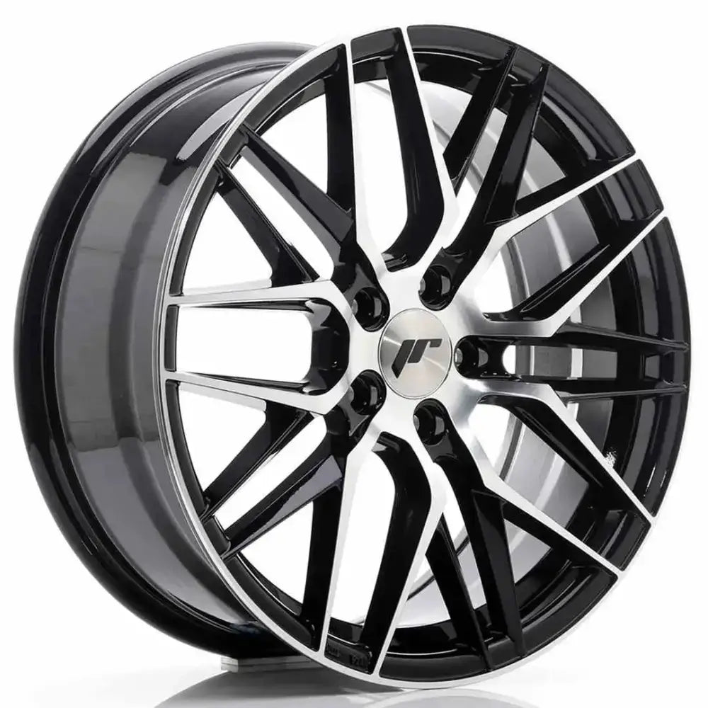 Felg Japan Racing Jr28 18x7,5 Et40 5x112 Gloss Black Machined Face