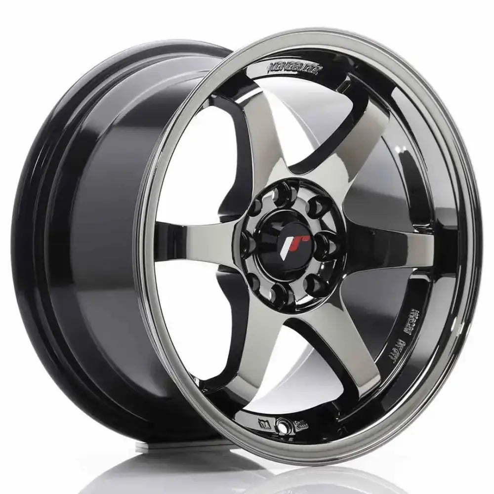 Felg Japan Racing Jr3 15x8 Et25 4x100/108 Black Chrome