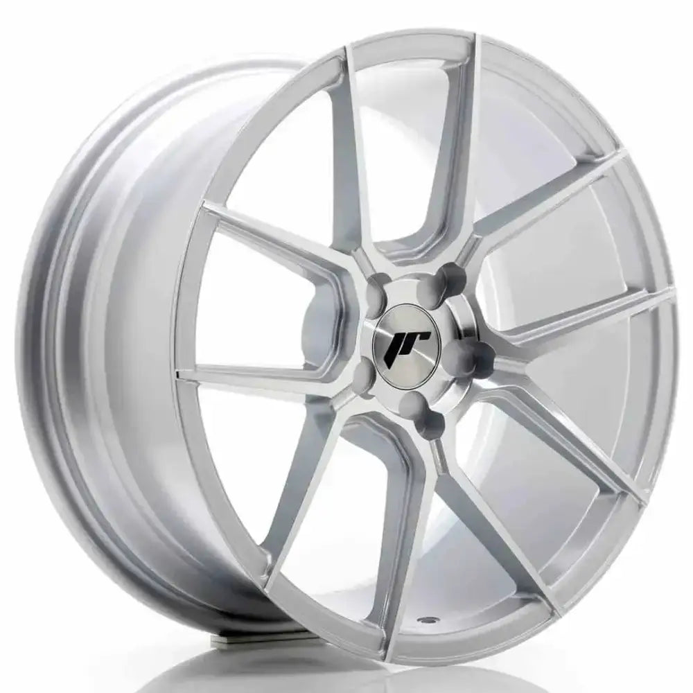 Felg Japan Racing Jr30 18x8,5 Et20-40 5h Blank Sølv m