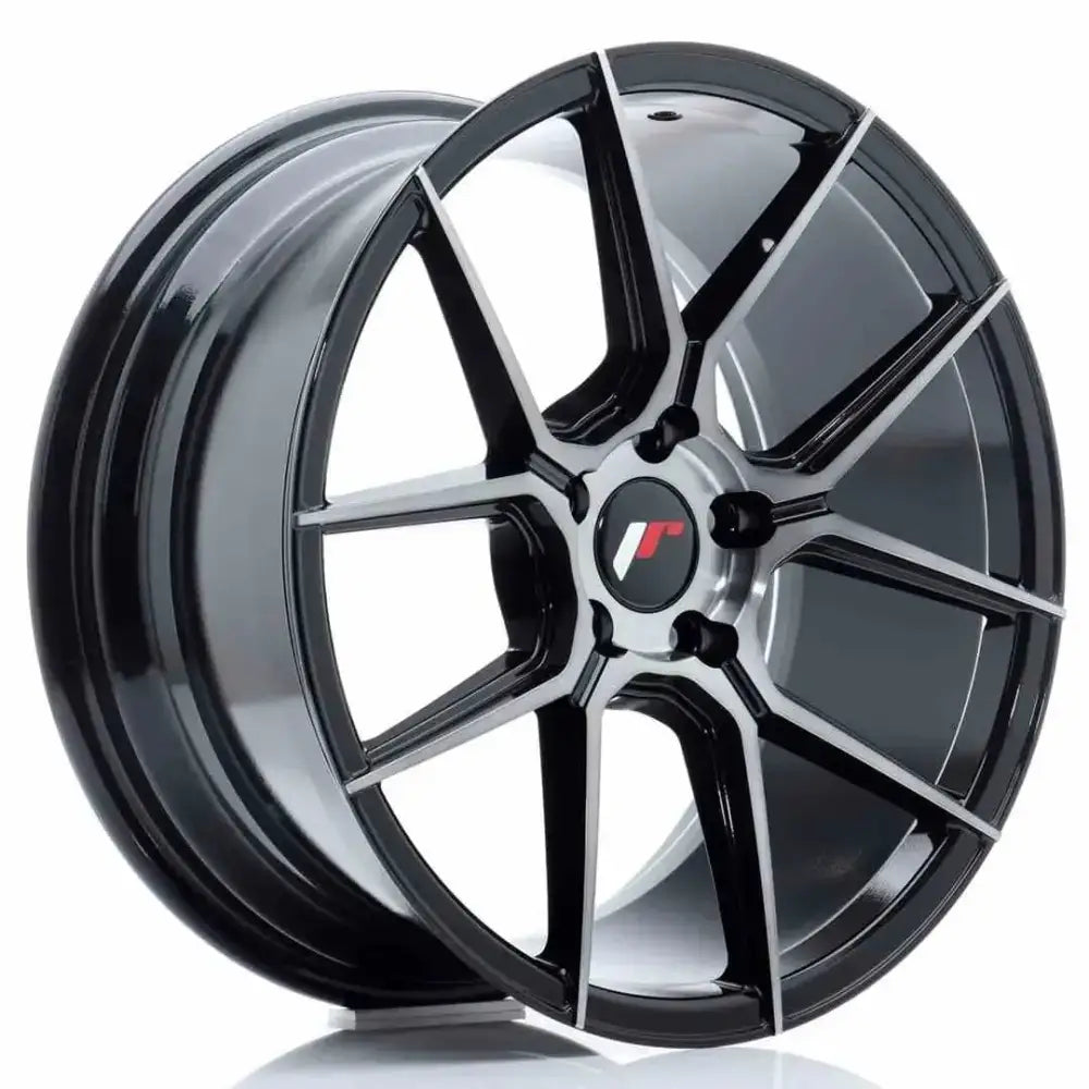 Felg Japan Racing Jr30 18x8,5 Et40 5x112 Black Brushed W/tinted Face
