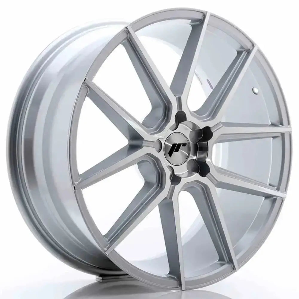 Felg Japan Racing Jr30 21x9 Et20-40 5h Blank Silver Machined Face
