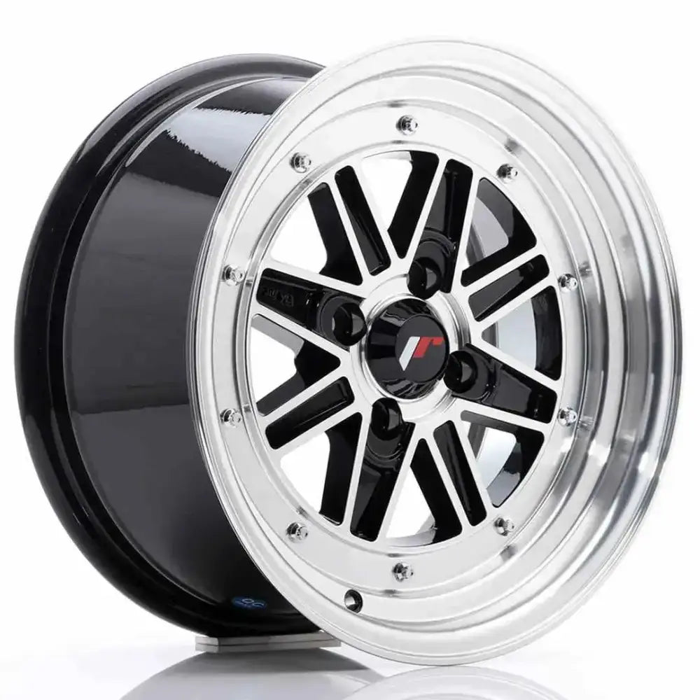 Felg Japan Racing Jr31 15x7.5 Et20 4x100 Black Machined