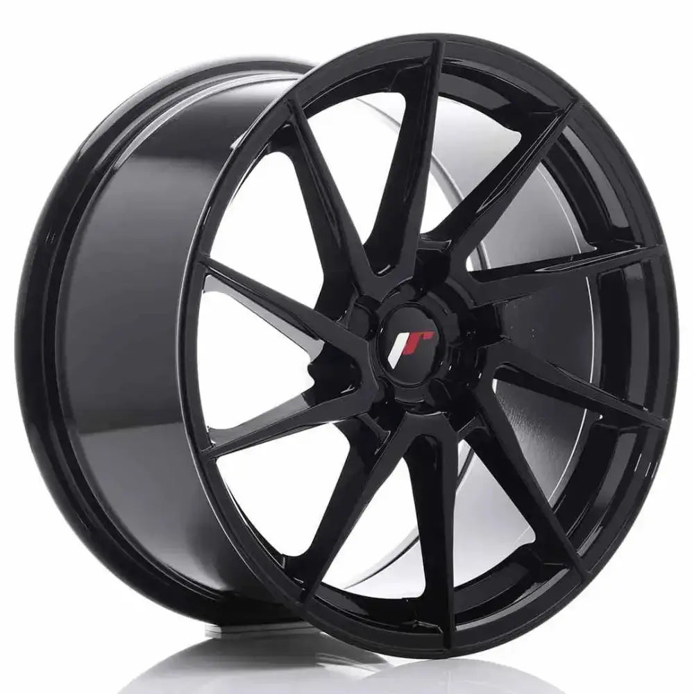 Felg Japan Racing Jr36 18x9 Et20-48 5h Blank Glossy Bla