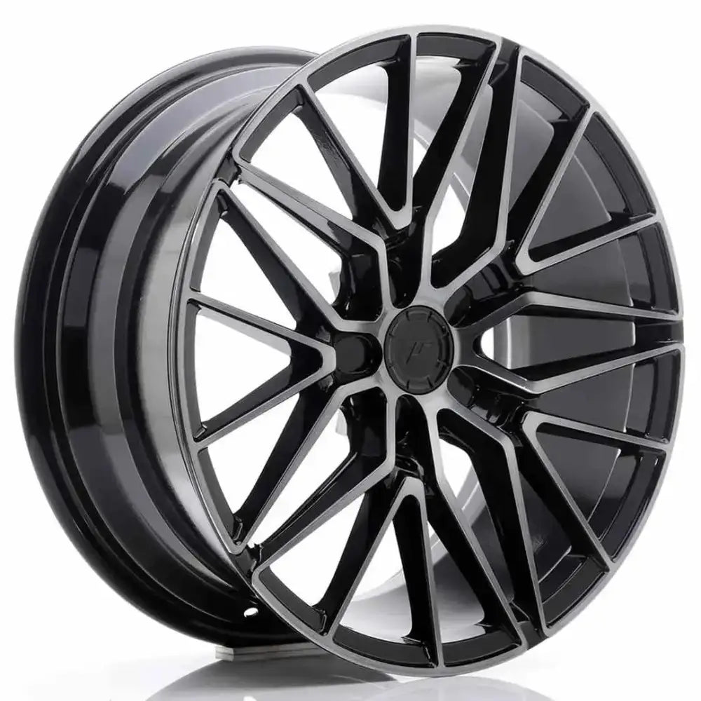 Felg Japan Racing Jr38 18x8 Et35-42 5h Blank Black Brushed W/tinted Face
