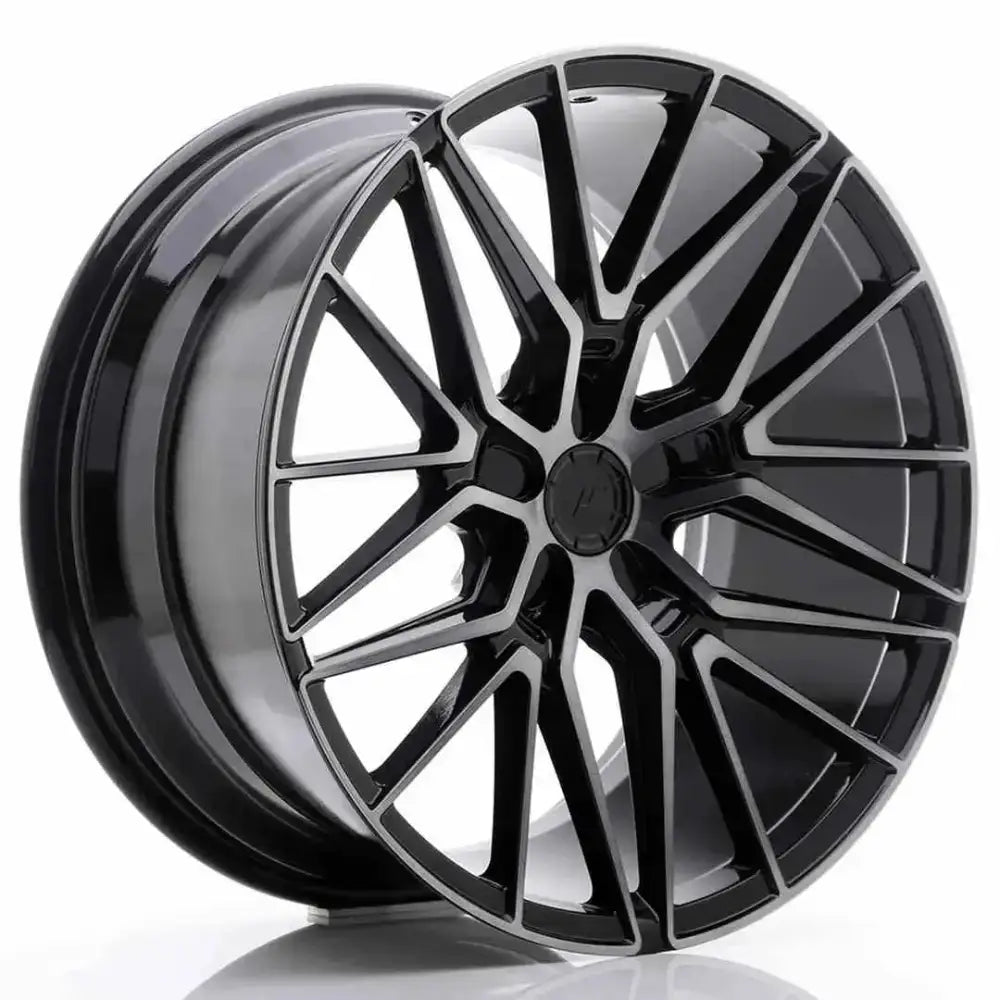Felg Japan Racing Jr38 20x10 Et20-45 5h Blank Black Brushed W/tinted Face