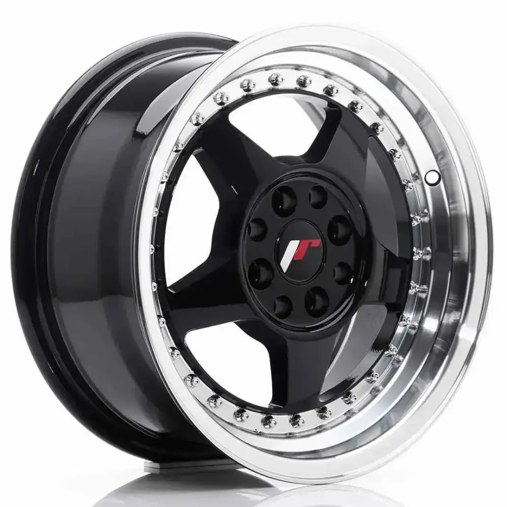 Felg Japan Racing Jr6 15x7 Et35 4x100/114 Glossy Black