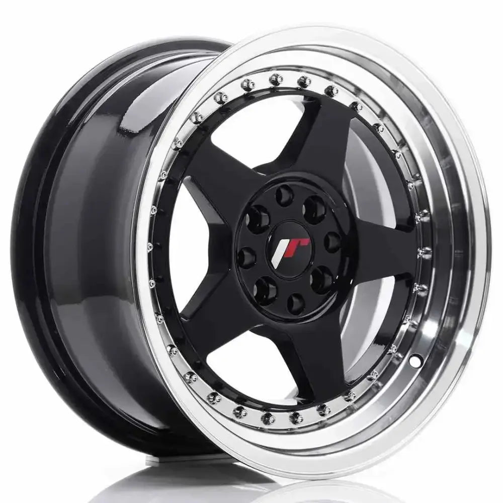 Felg Japan Racing Jr6 16x8 Et30 4x100/114 Glossy Black