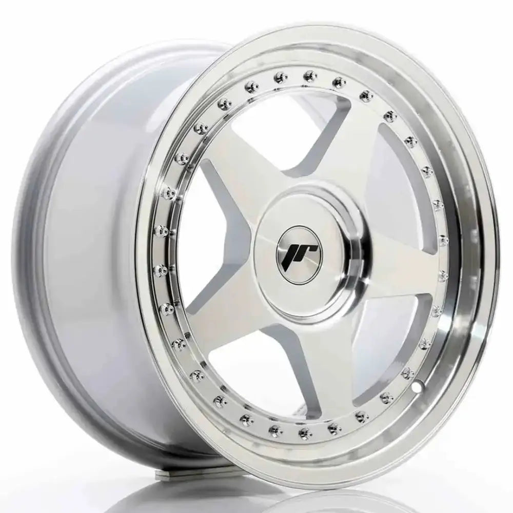 Felg Japan Racing Jr6 17x8 Et20-35 Blank Mach Silver