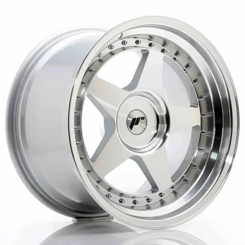 Felg Japan Racing Jr6 18x10,5 Et0-25 Blank Sølv Machi