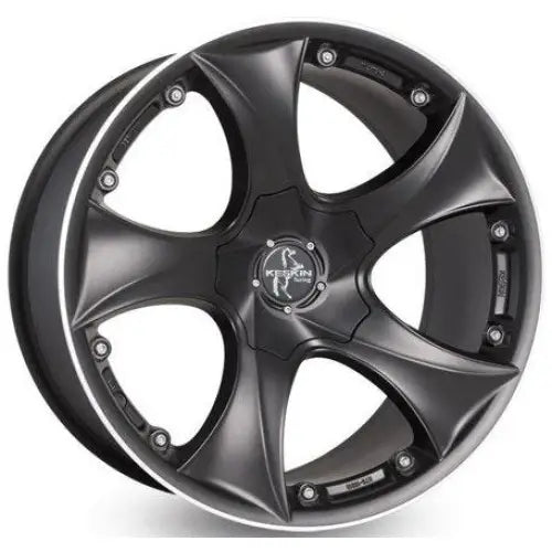 Felg Keskin Kt9 Matt Black Lip Polish 9x20 5x130 Et30