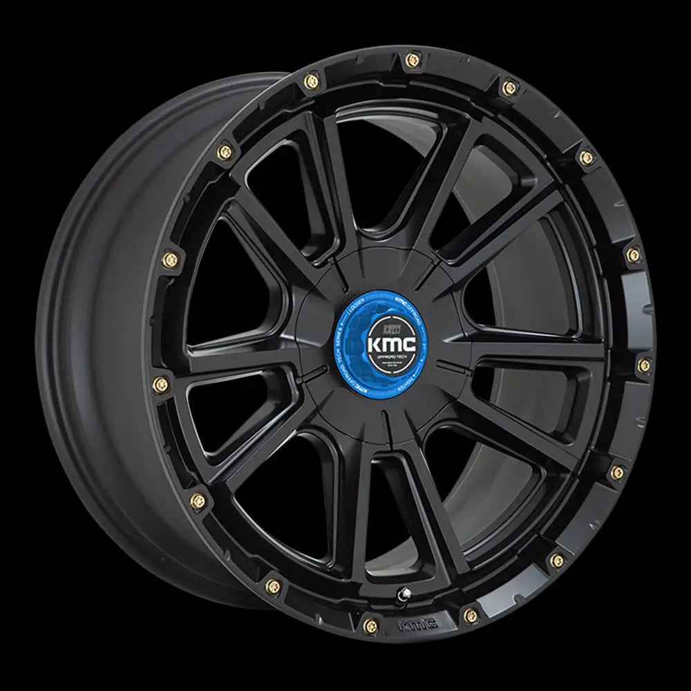 Felg Km100 Sync Satin Black Kmc 17x9 Et18 5x127 / 5x139.7