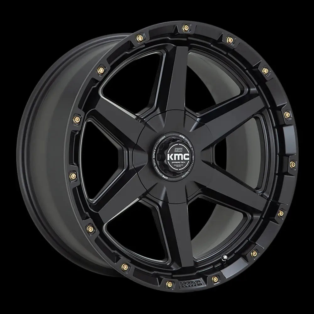 Felg Km101 Tempo Satin Black Kmc 17x9 Et0 5x127 / 5x139.7