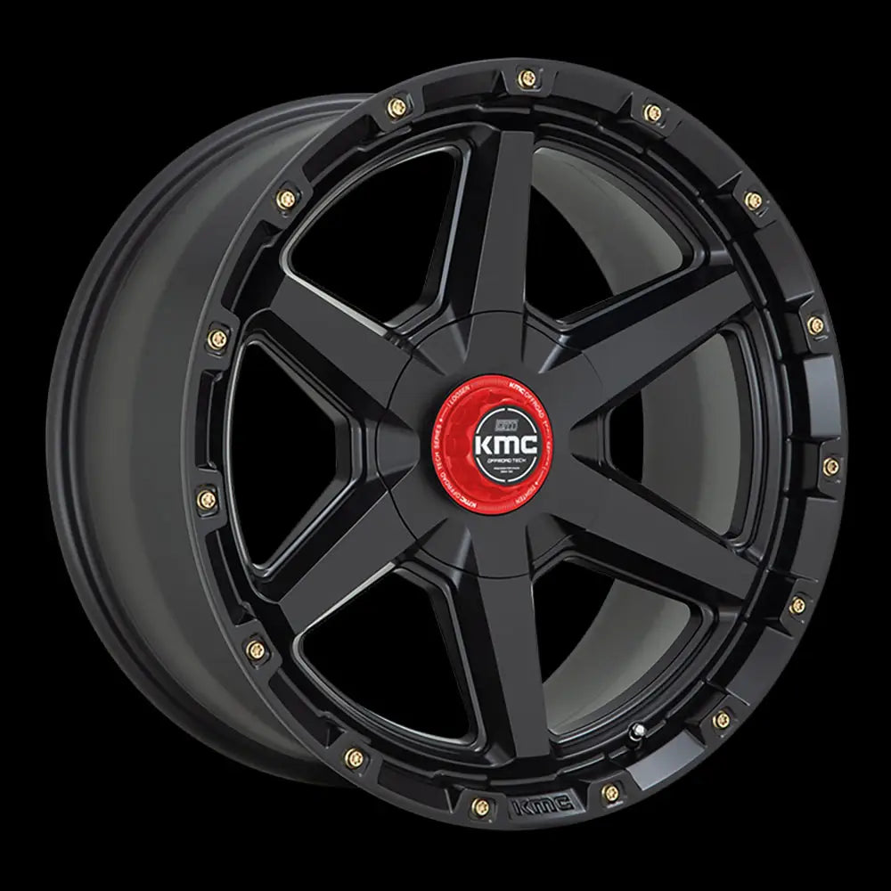 Felg Km101 Tempo Satin Black Kmc 17x9 Et18 5x127 / 5x139.7