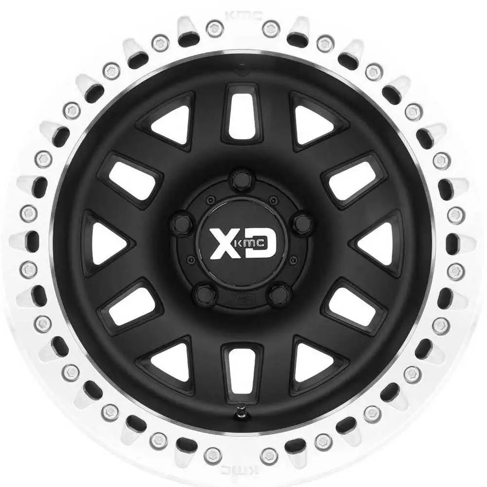 Felg Km229 Satin Black Machined Beadlock Kmc 17x9 Et-38 5x127