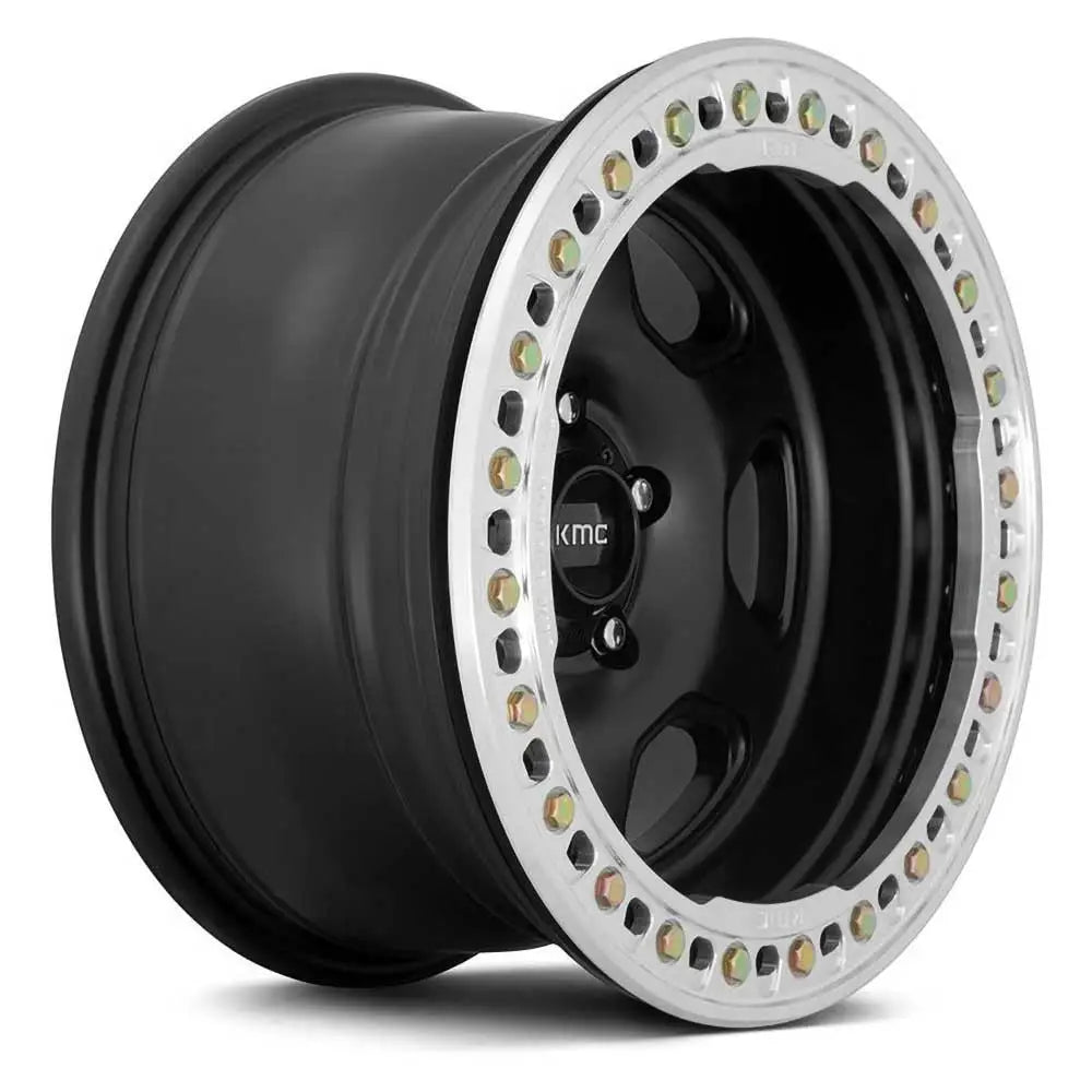 Felg Km233 Hex Satin Black Beadlock Kmc 17x9 Et-38 5x127