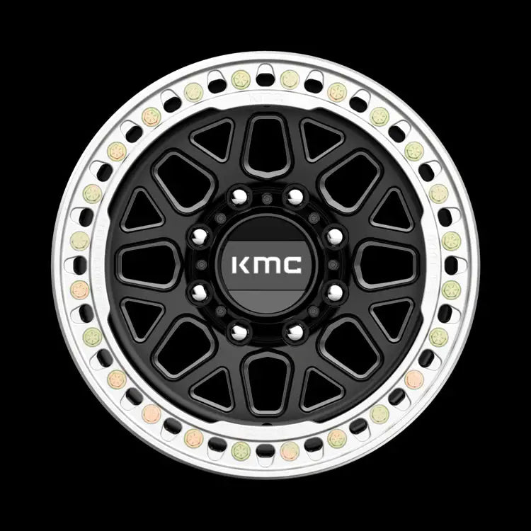 Felg Km235 Grenade Crawl Beadlock Satin Black Kmc 17x9 Et-38 8x165.1