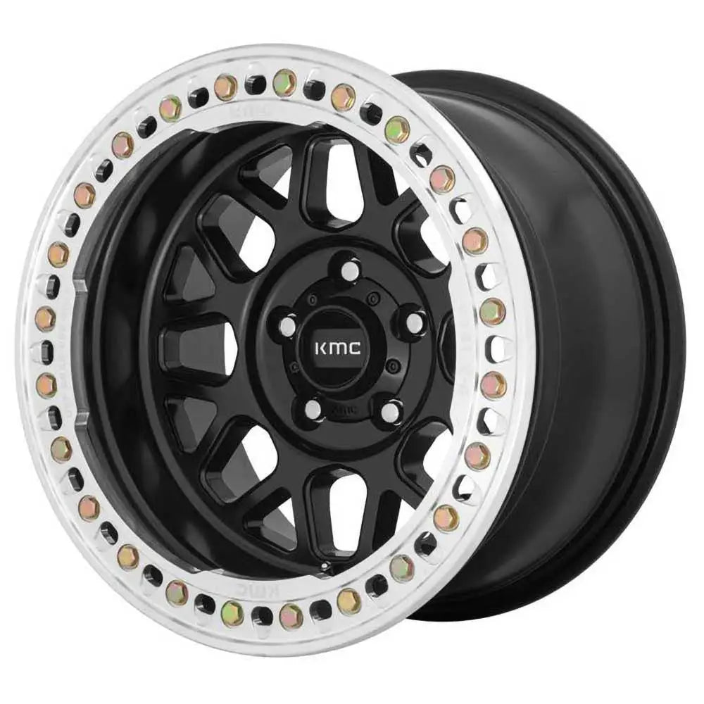 Felg Km235 Satin Black Beadlock Kmc 17x9 Et-38 5x127