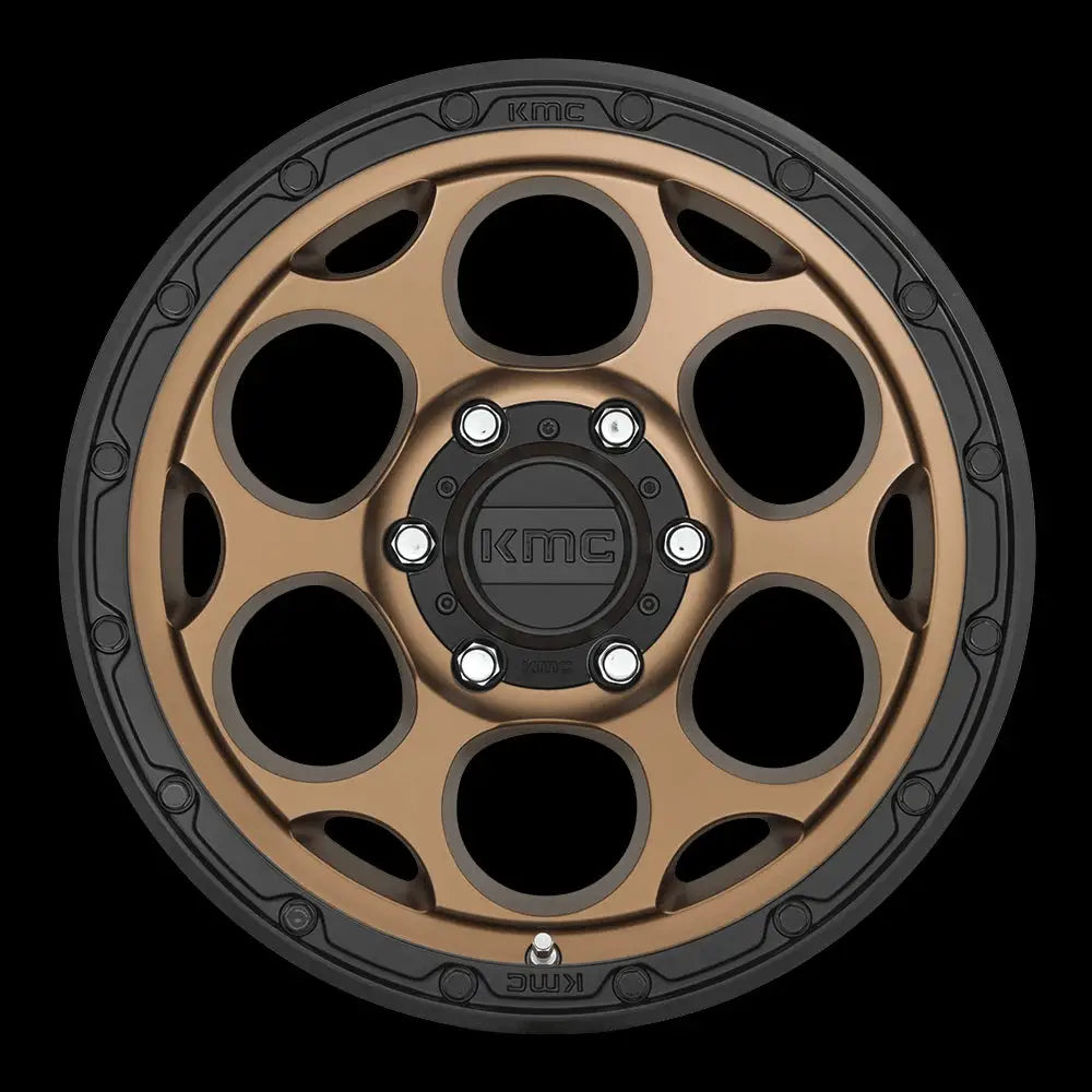 Felg Km541 Dirty Harry Matte Bronze W/ Black Lip Kmc 18x8.5 Et0 6x139.7