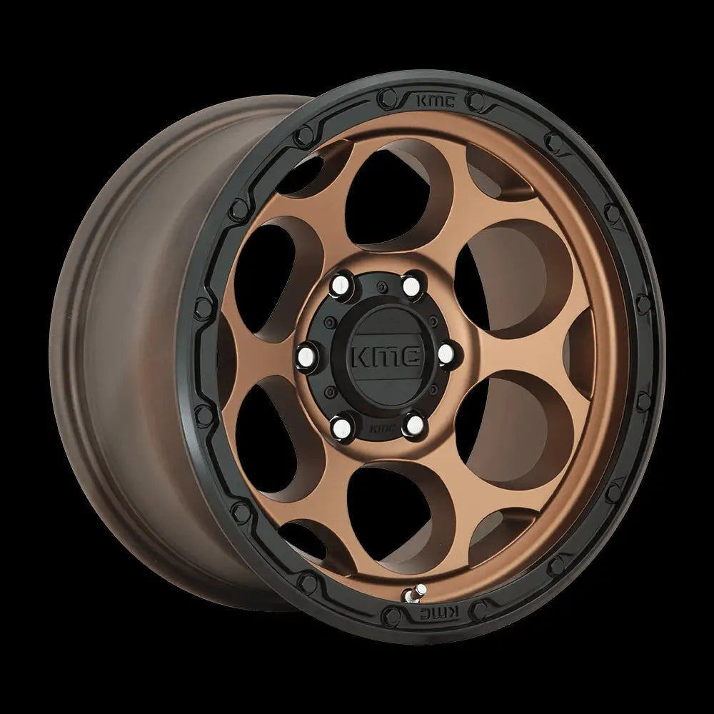 Felg Km541 Dirty Harry Matte Bronze W/ Black Lip Kmc 18x8.5 Et0 6x139.7