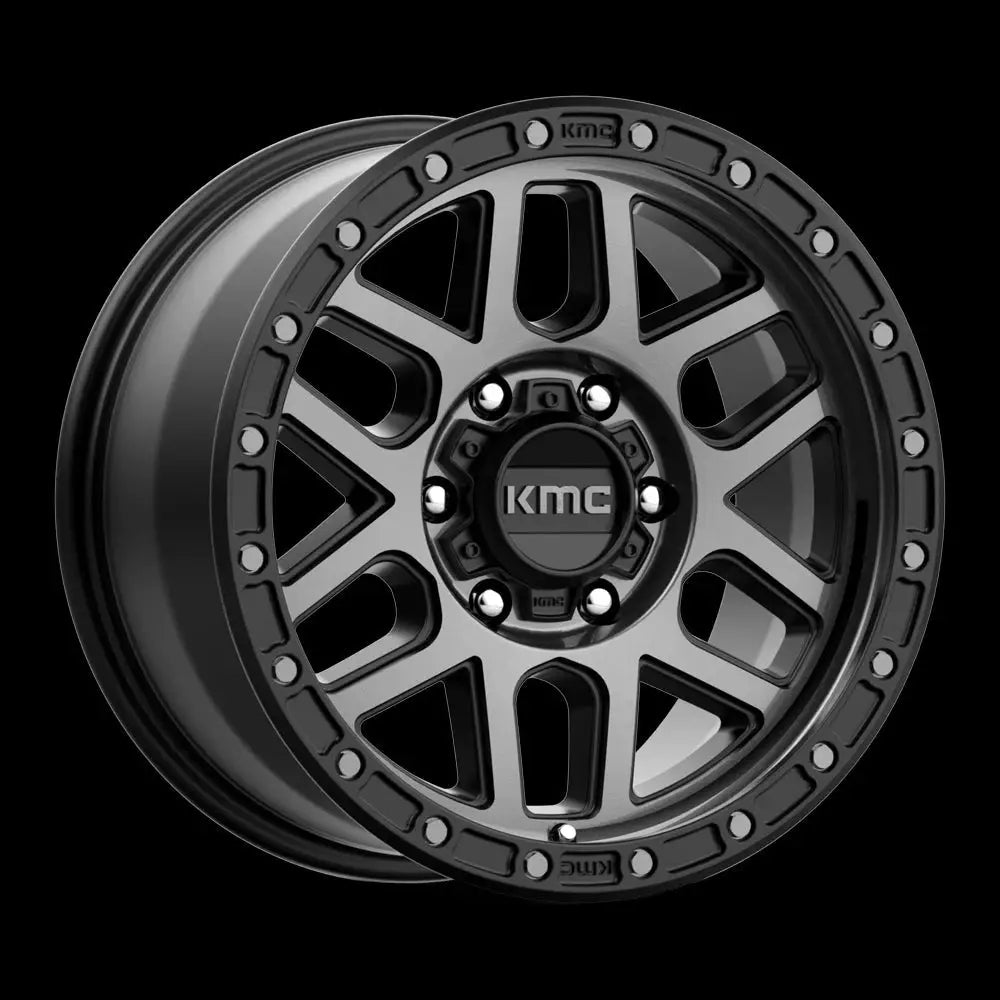 Felg Km544 Mesa Satin Black W/ Gray Tint Kmc 17x9 Et18 6x139.7