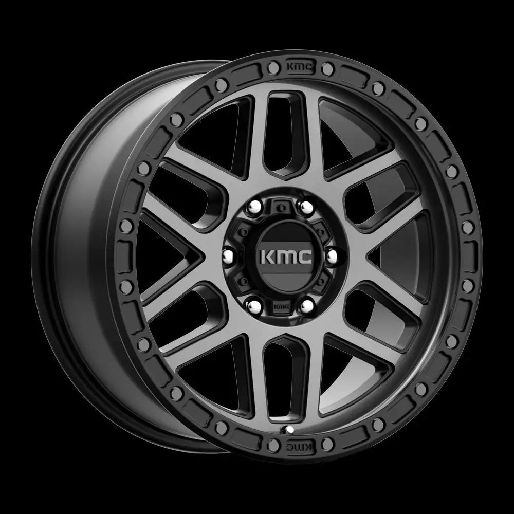 Felg Km544 Mesa Satin Black W/ Gray Tint Kmc 18x9 Et18 6x114.3