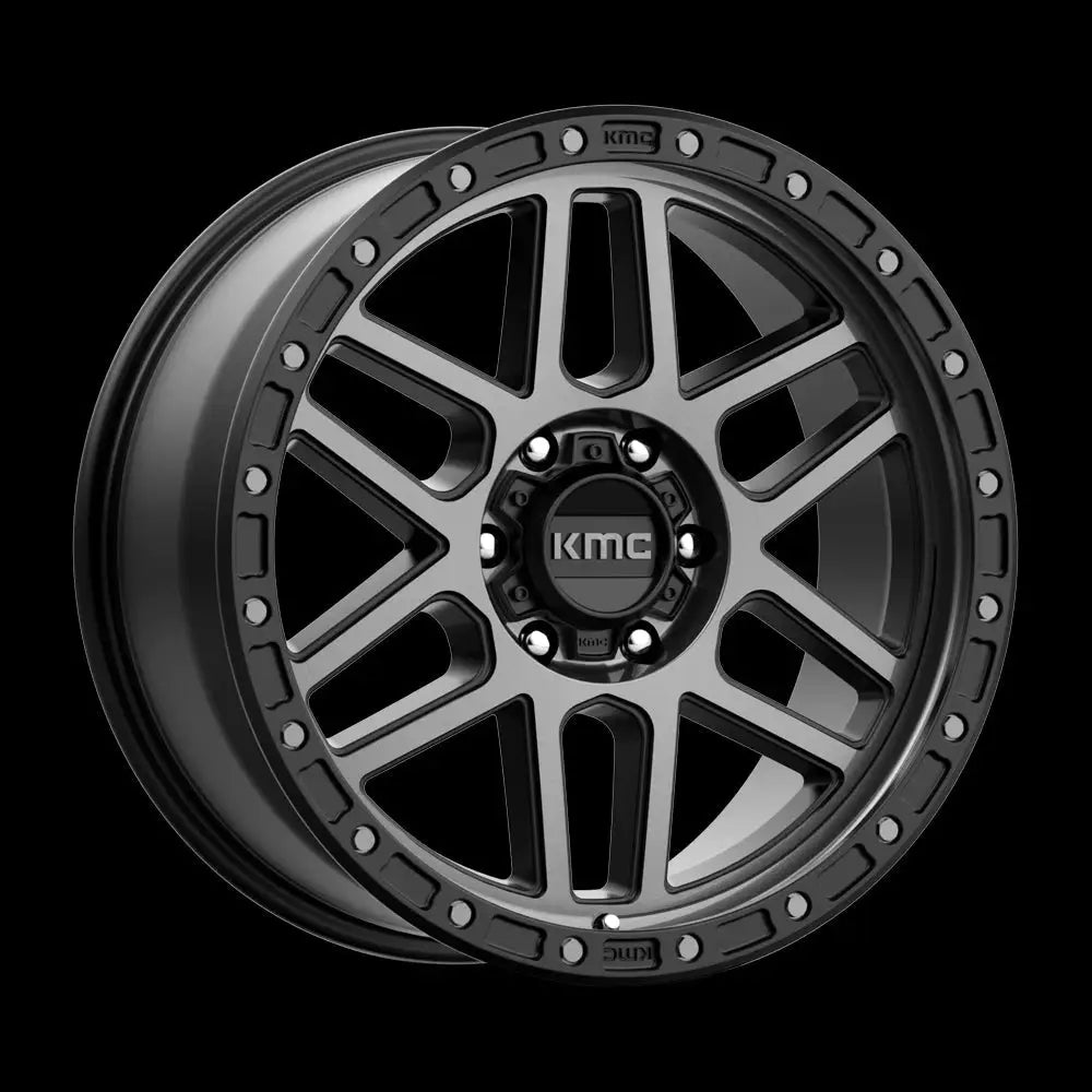 Felg Km544 Mesa Satin Black W/ Gray Tint Kmc 20x9 Et0 6x139.7