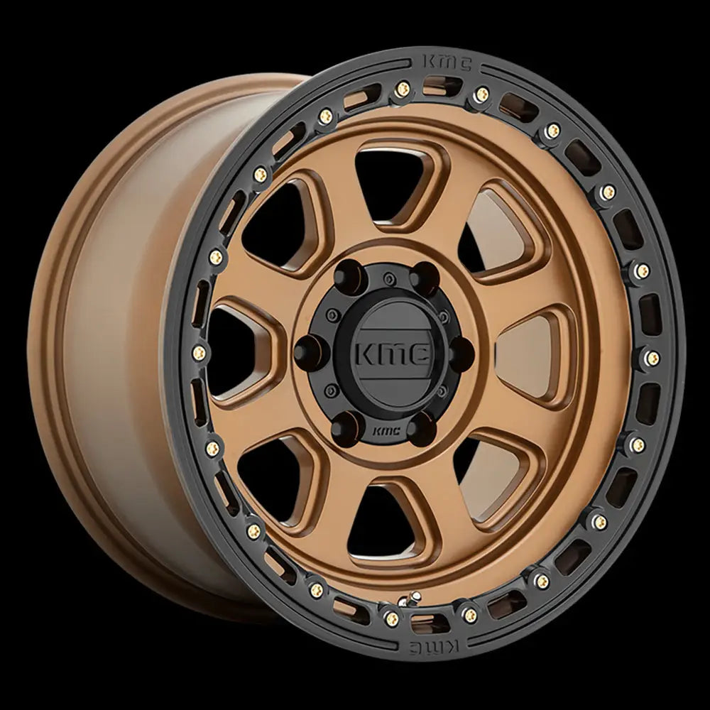 Felg Km548 Chase Matte Bronze W/ Black Lip Kmc 20x9 Et18 5x127