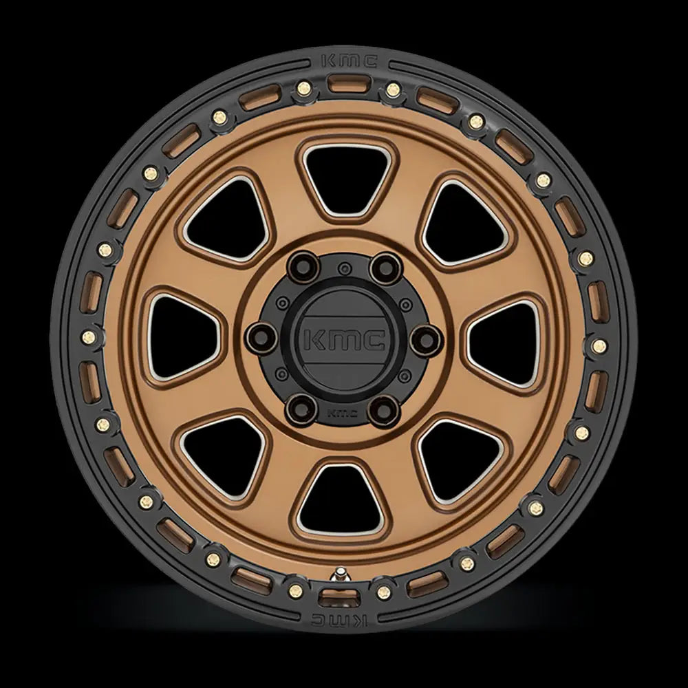 Felg Km548 Chase Matte Bronze W/ Black Lip Kmc 20x9 Et18 5x127