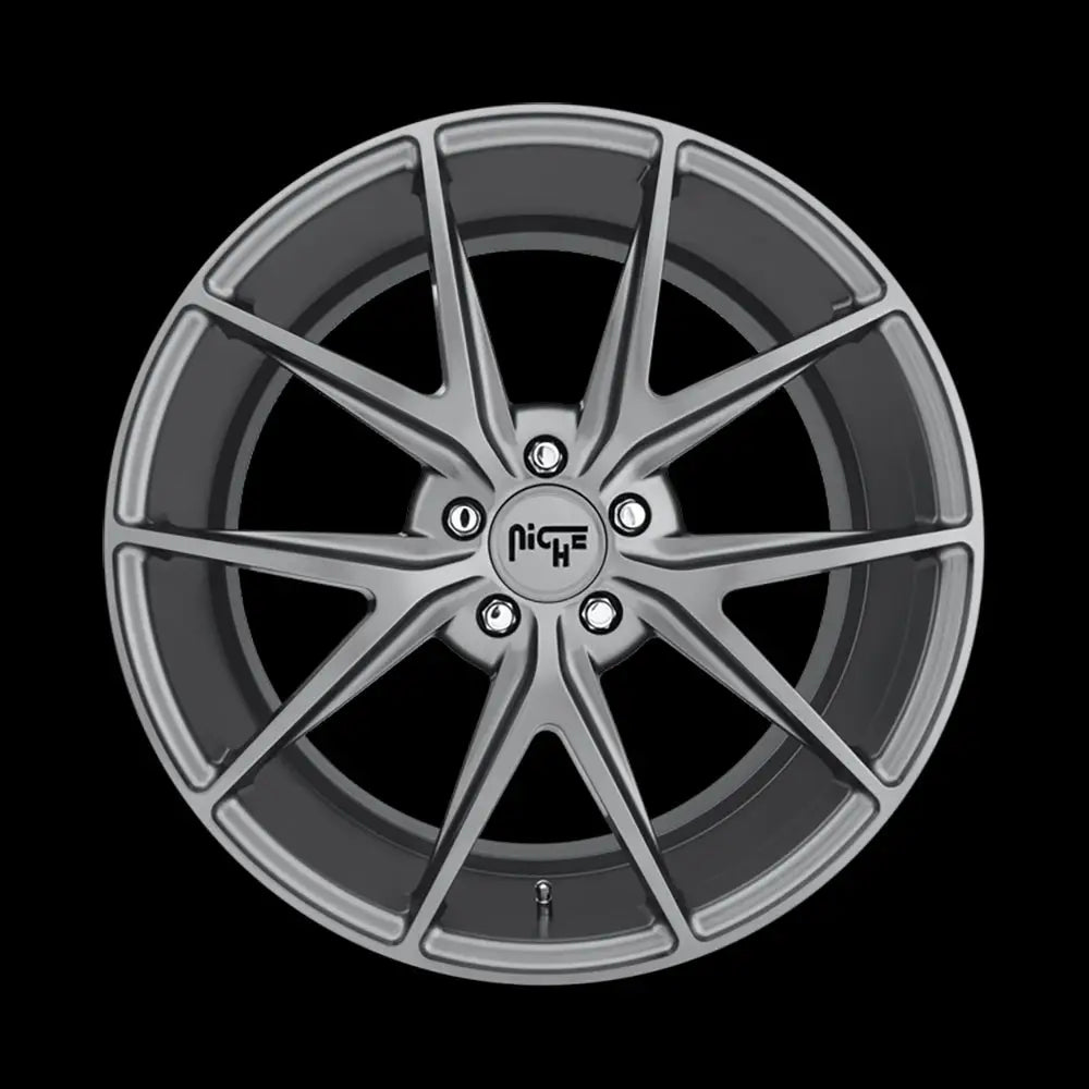 Felg M116 Misano Matte Gun Metal Niche Road Wheels 18x8 Et40 5x108