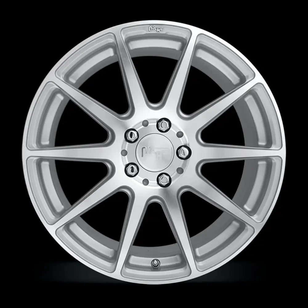 Felg M146 Essen Gloss Silver Machined Niche Road Wheels 20x9 Et35 5x120