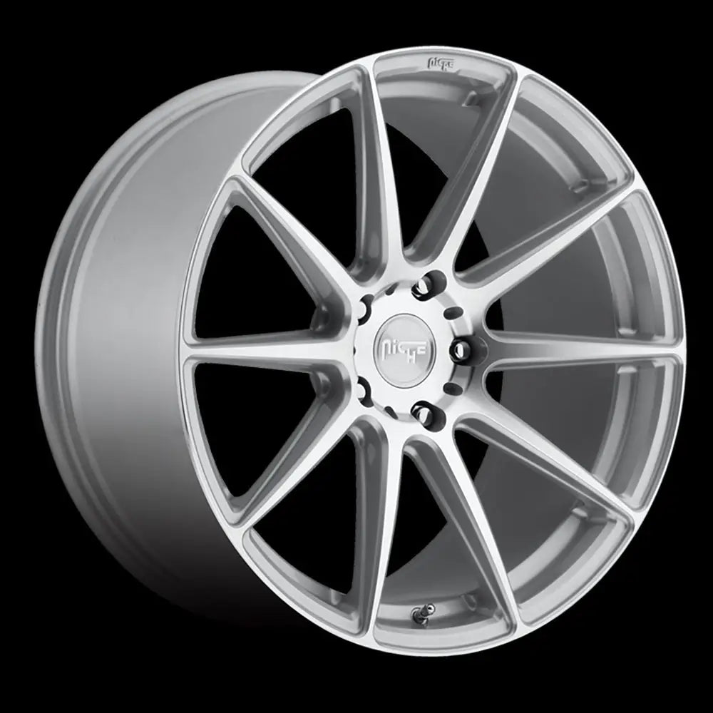 Felg M146 Essen Gloss Silver Machined Niche Road Wheels 20x9 Et35 5x120