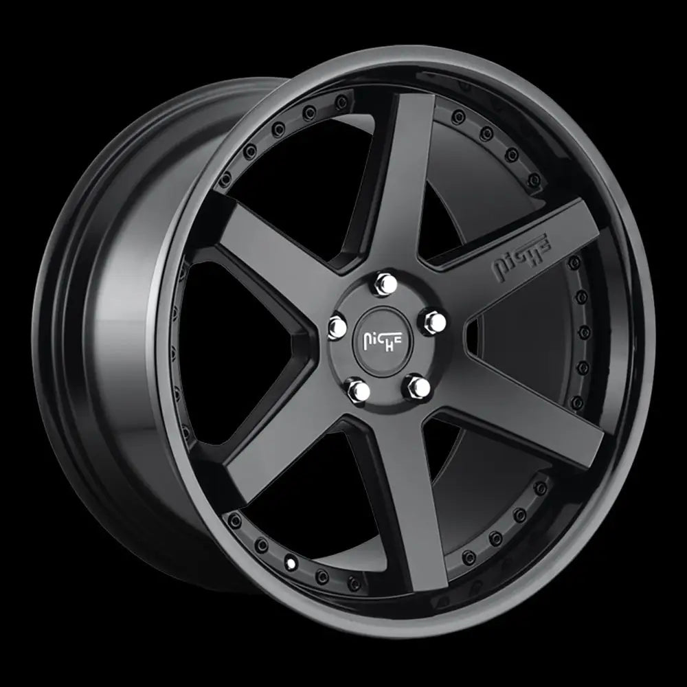 Felg M192 Altair Gloss Black Matte Black Niche Road Wheels 19x8.5 Et35 5x114.3