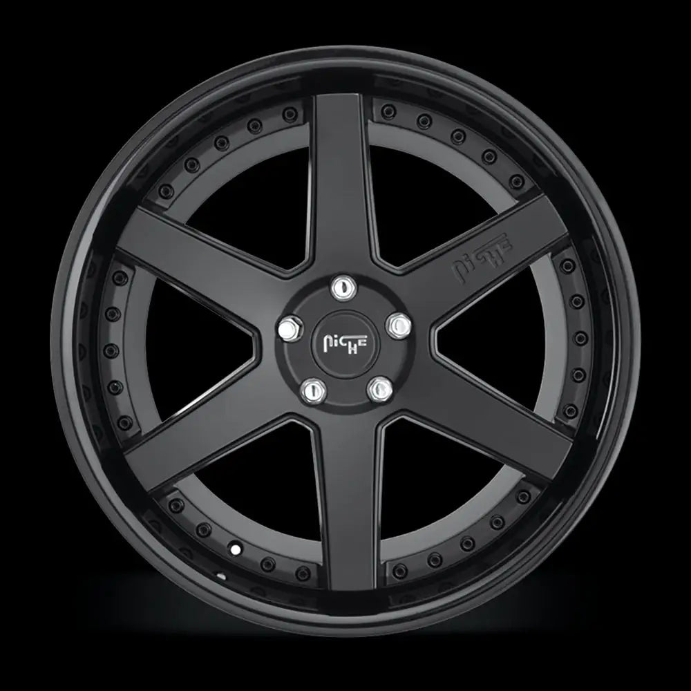 Felg M192 Altair Gloss Black Matte Black Niche Road Wheels 19x8.5 Et35 5x114.3