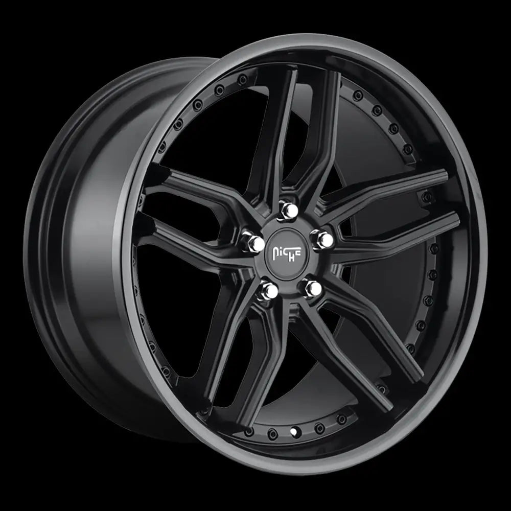 Felg M194 Methos Gloss Black Matte Black Niche Road Wheels 19x8.5 Et35 5x120