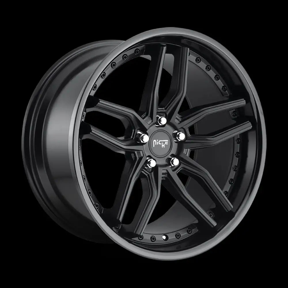 Felg M194 Methos Gloss Black Matte Black Niche Road Wheels 20x9 Et35 5x120