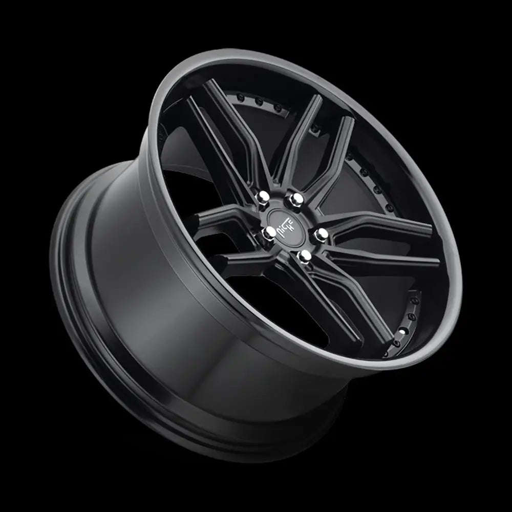 Felg M194 Methos Gloss Black Matte Black Niche Road Wheels 20x9 Et35 5x120