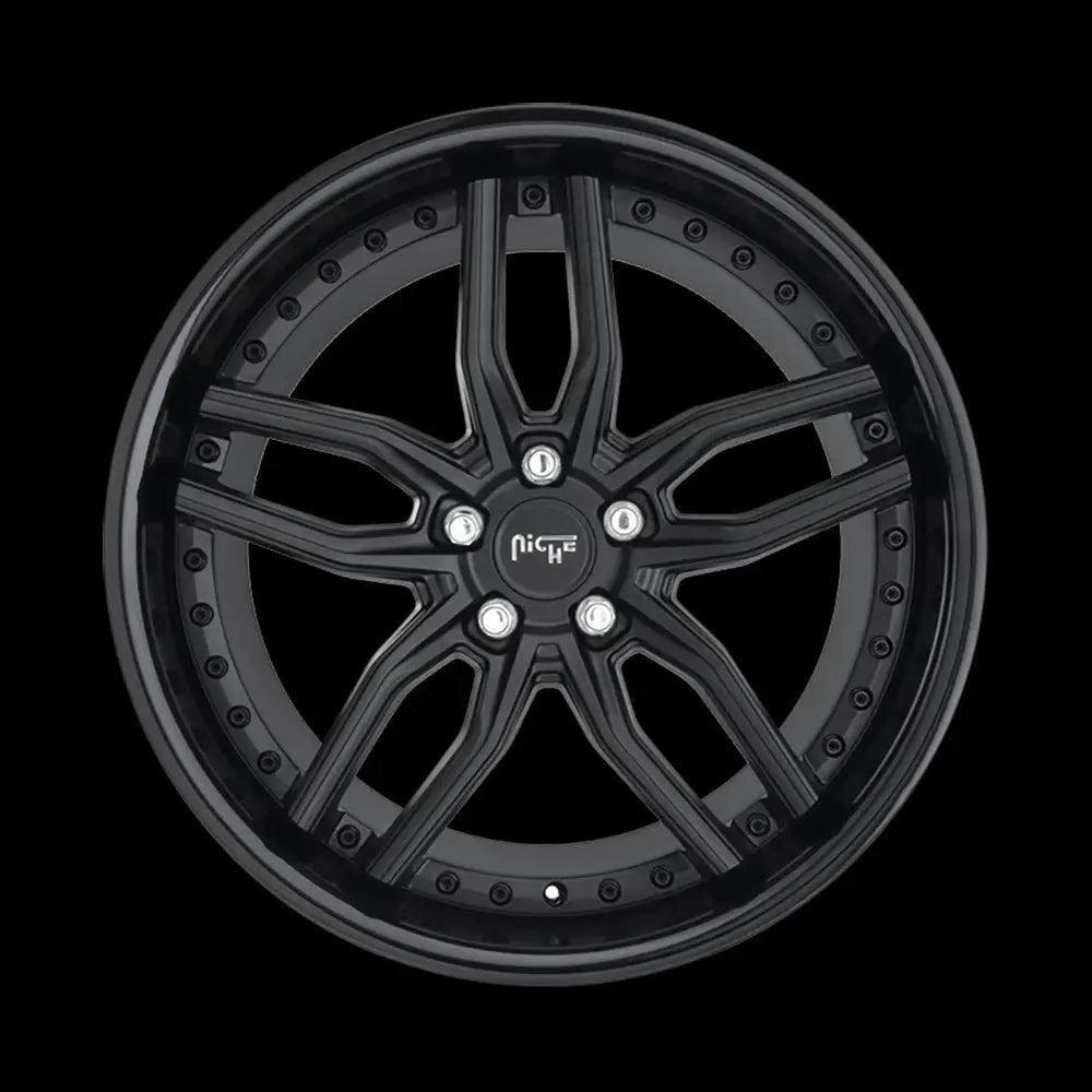 Felg M194 Methos Gloss Black Matte Black Niche Road Wheels 20x9 Et35 5x120