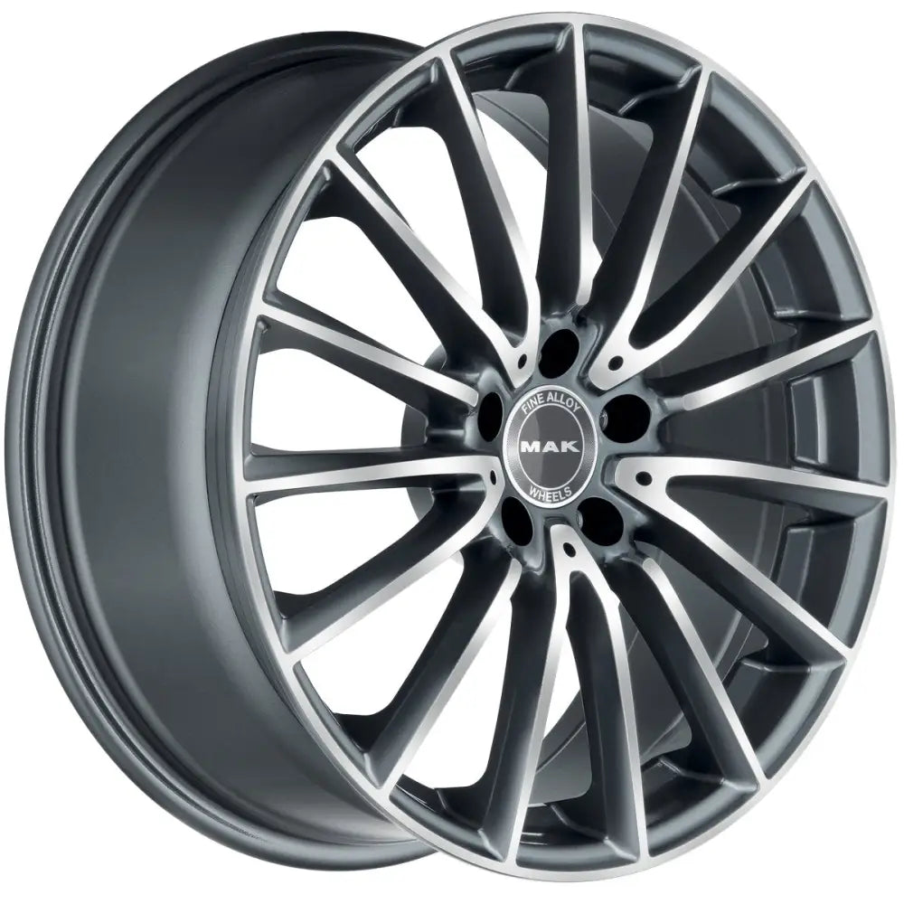 Felg Mak Komet Gun Metallic Mirror 8x18 5x112 Et43