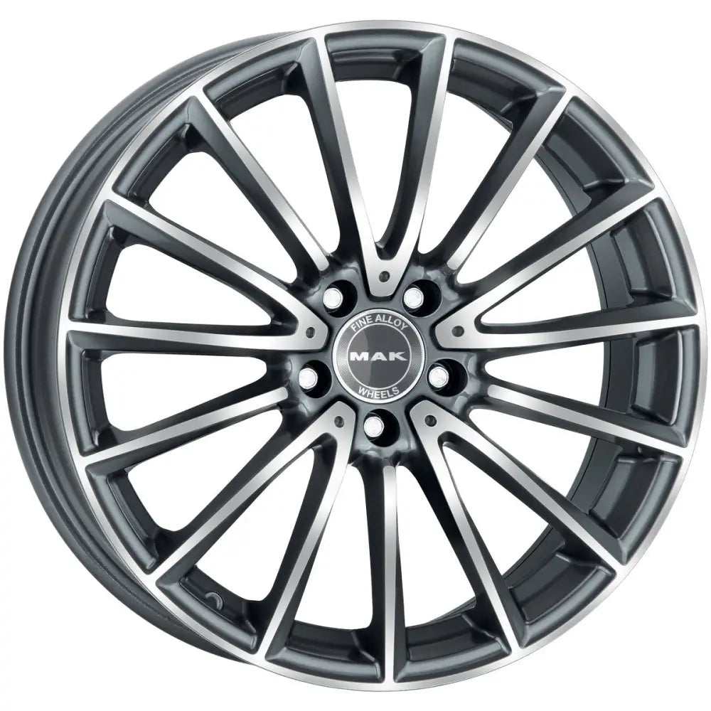 Felg Mak Komet Gun Metallic Mirror 8x19 5x112 Et34