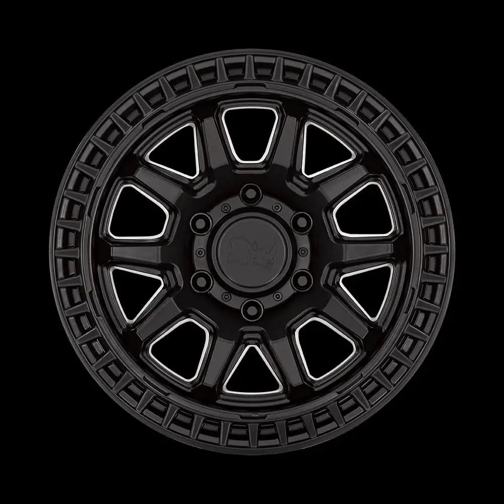 Felg Matte Black Calico Black Rhino 17x8.5 Et34 5x114.3