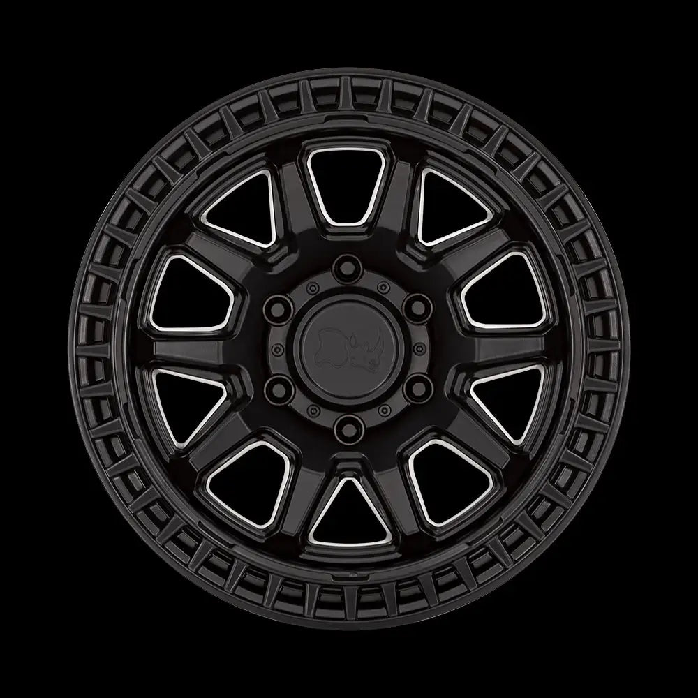 Felg Matte Black Calico Black Rhino 17x8.5 Et34 5x127