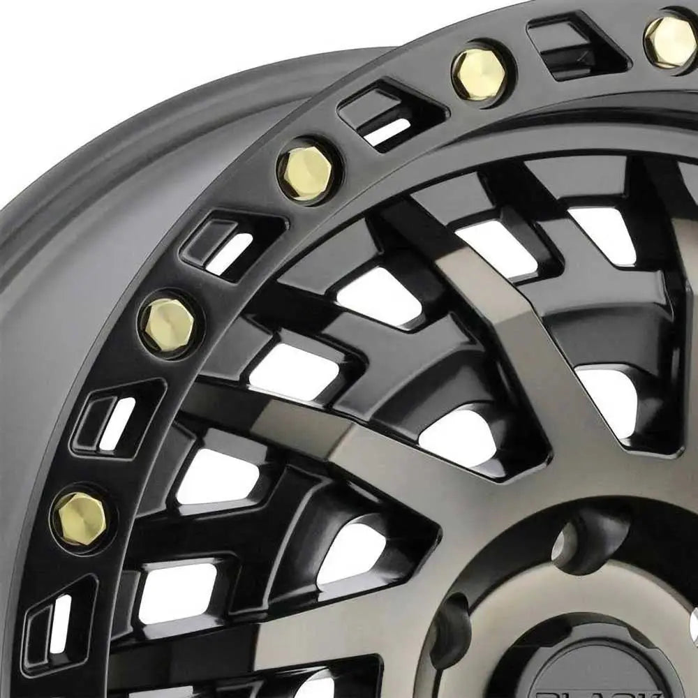 Felg Matte Black Machined/dark Tint Shredder Black Rhino 17x9 Et-18 5x127