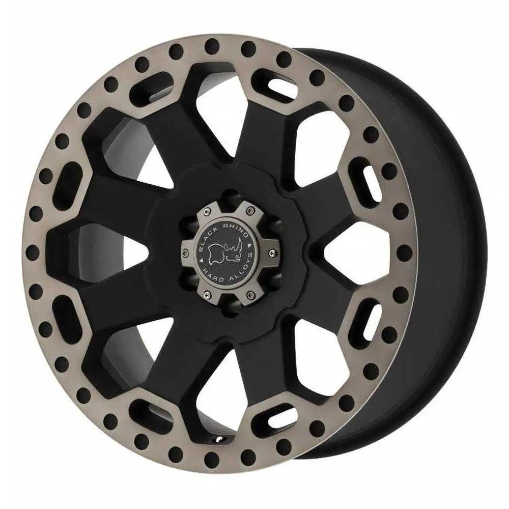 Felg Matte Black/machined Dark Warlord Black Rhino 17x8 Et30 5x127