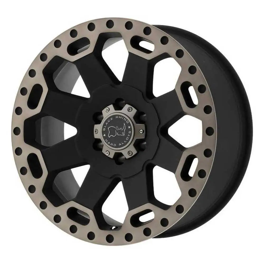 Felg Matte Black/machined Dark Warlord Black Rhino 17x8 Et35 5x114.3