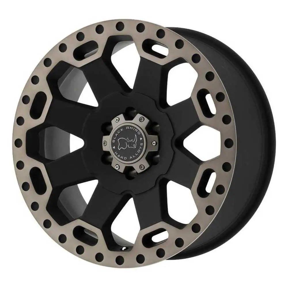 Felg Matte Black/machined Dark Warlord Black Rhino 20x9 Et0 5x139.7