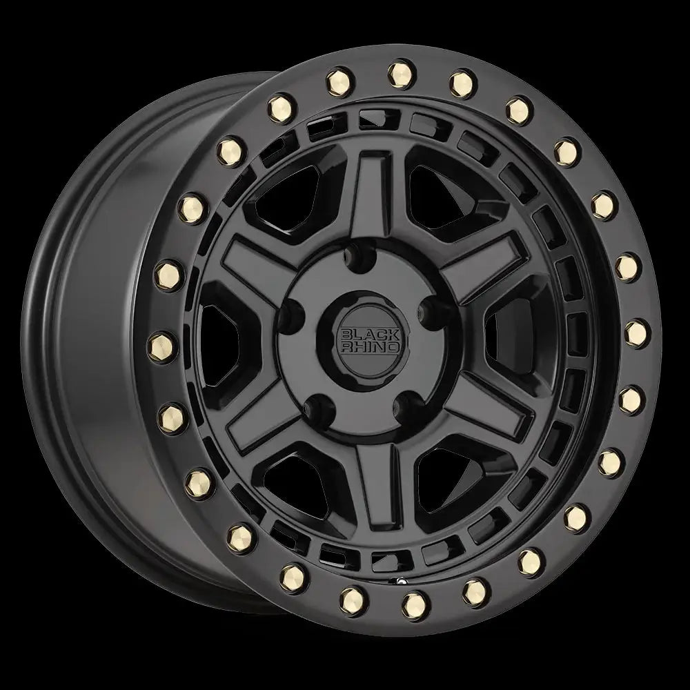 Felg Matte Black W/ Brass Bolts Reno Black Rhino 18x9.5 Et12 6x139.7